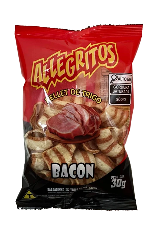 Pellet de trigo sabor bacon