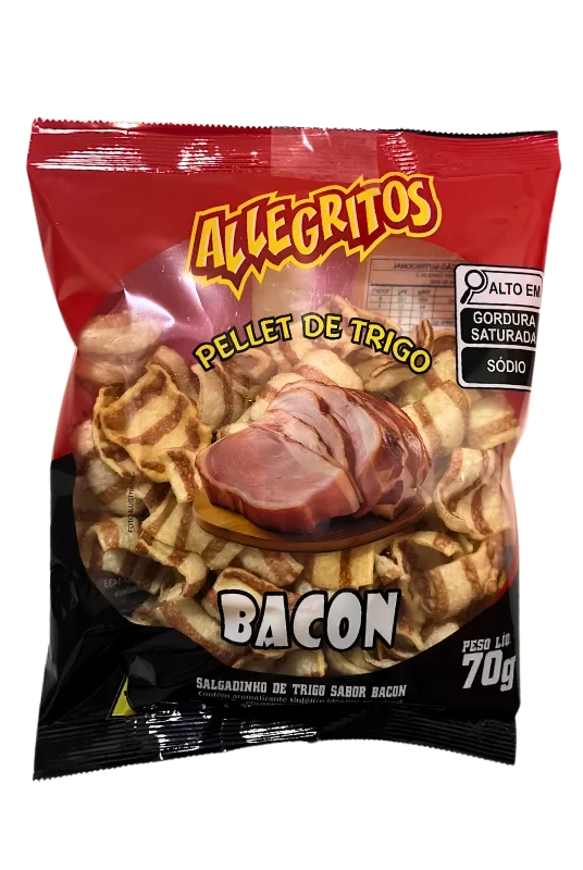 Pellet de trigo sabor bacon